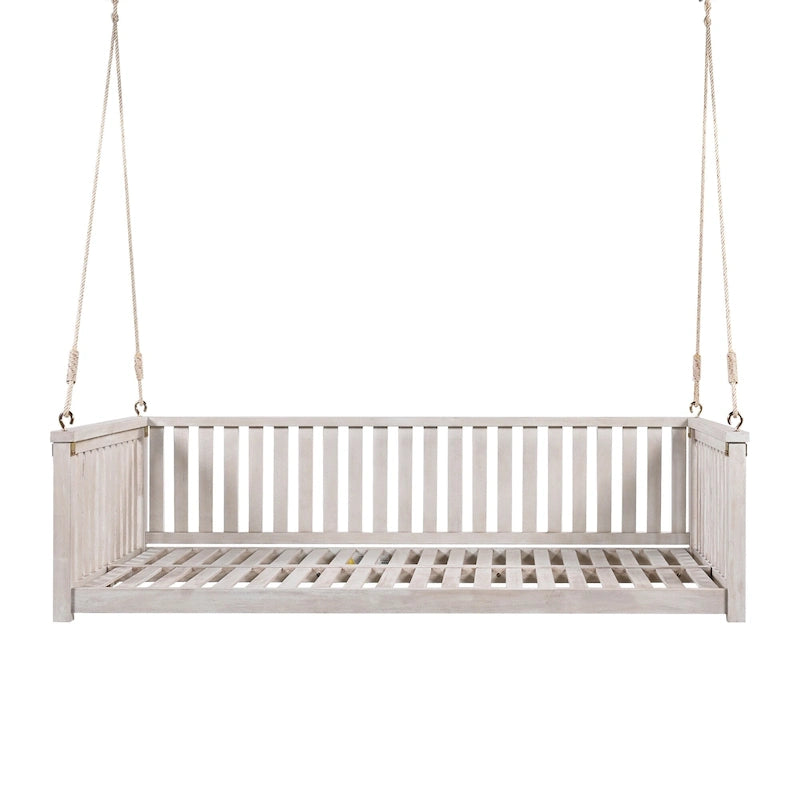 Patio Minimalist Twin Size Garden Swing Bed