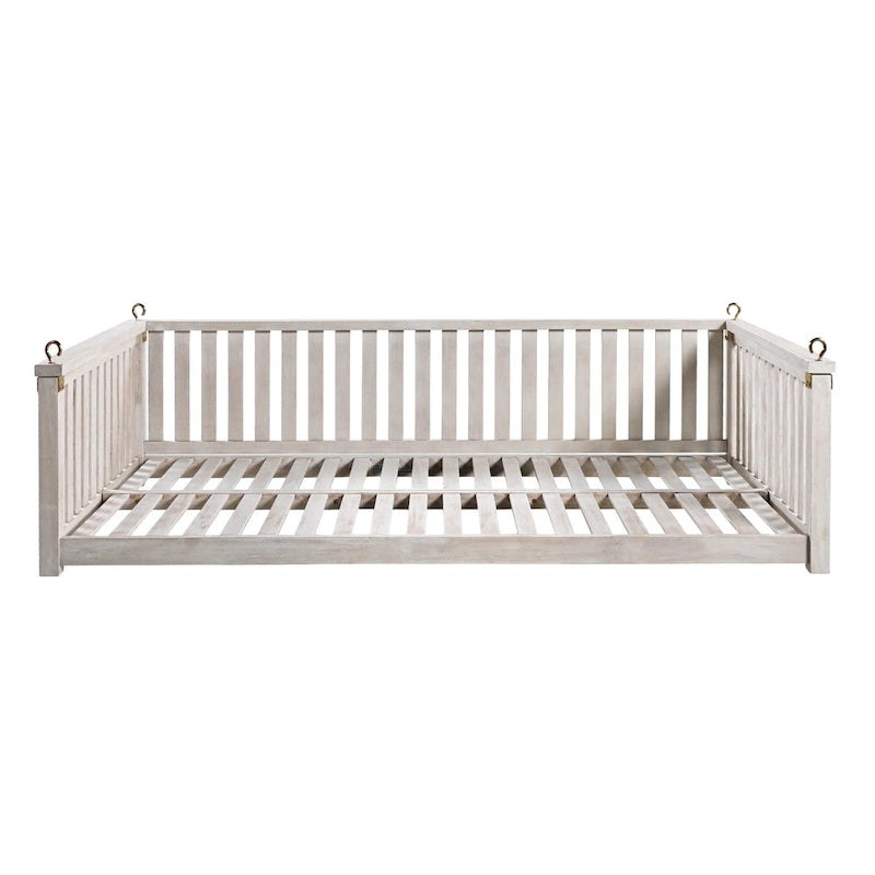 Patio Minimalist Twin Size Garden Swing Bed