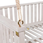 Patio Minimalist Twin Size Garden Swing Bed