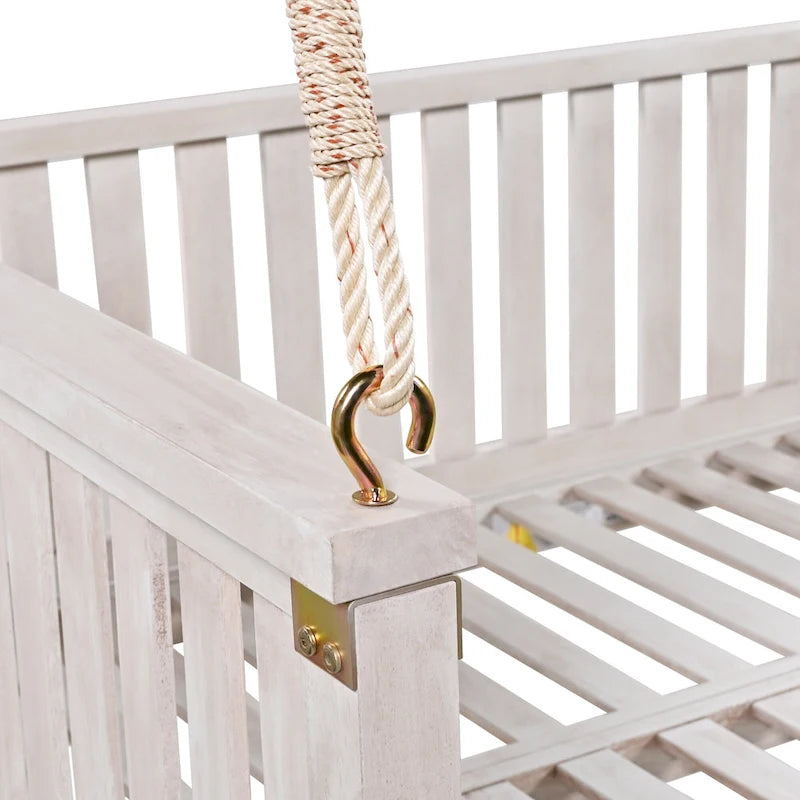 Patio Minimalist Twin Size Garden Swing Bed