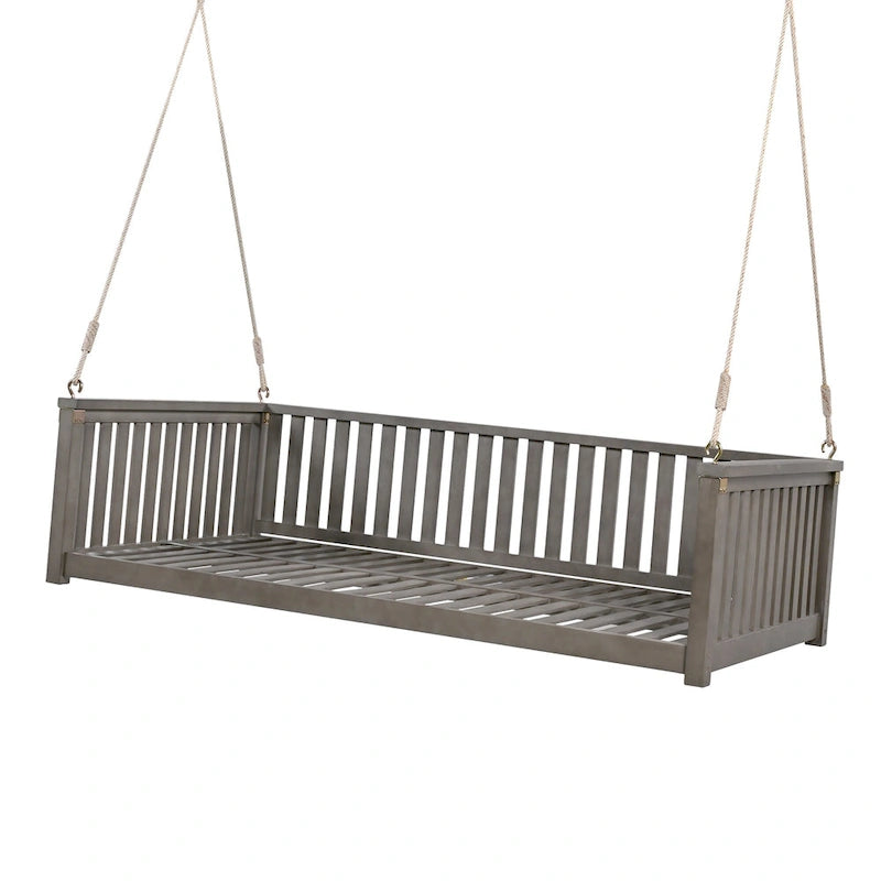 Patio Minimalist Twin Size Garden Swing Bed