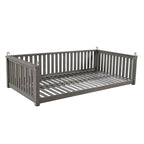 Patio Minimalist Twin Size Garden Swing Bed
