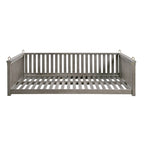 Patio Minimalist Twin Size Garden Swing Bed