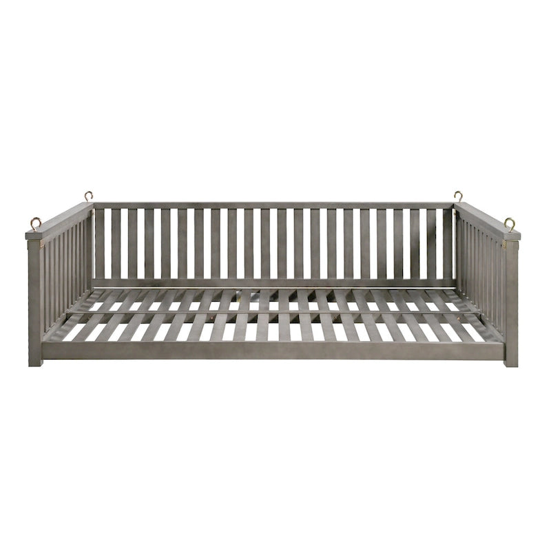 Patio Minimalist Twin Size Garden Swing Bed