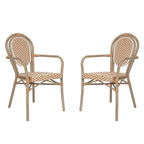 Stacking Bistro Chairs with Metal Frames