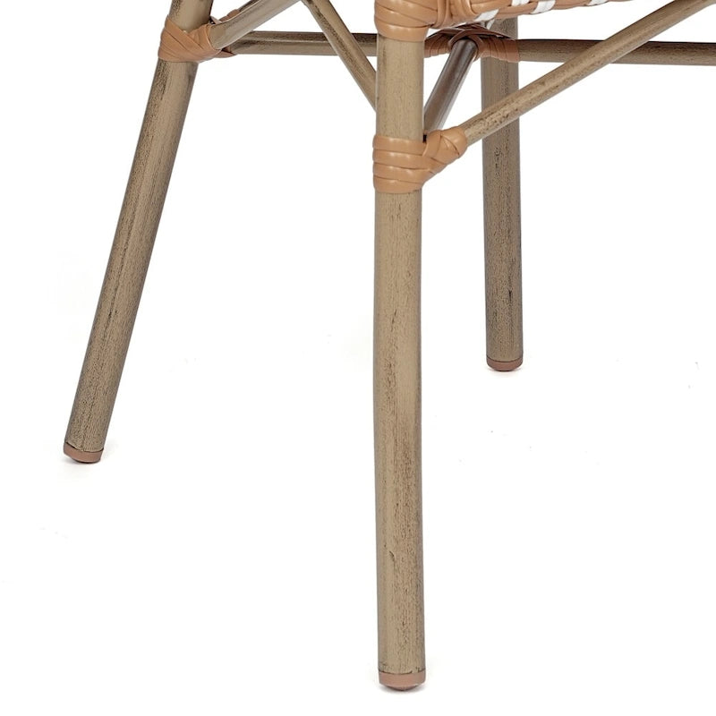 Stacking Bistro Chairs with Metal Frames