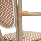 Stacking Bistro Chairs with Metal Frames
