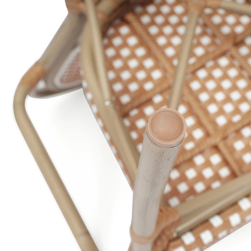 Stacking Bistro Chairs with Metal Frames
