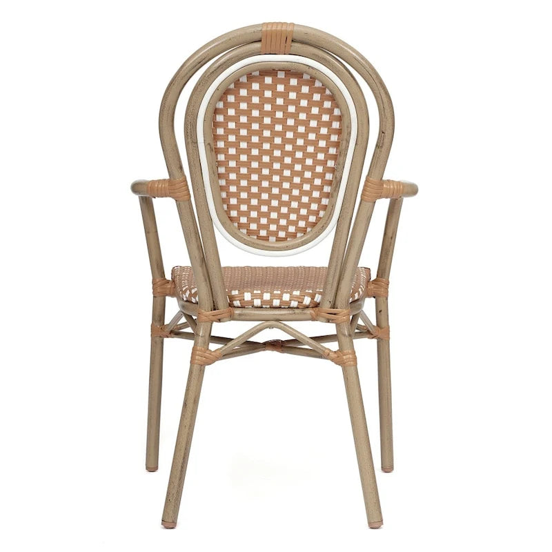 Stacking Bistro Chairs with Metal Frames