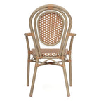 Stacking Bistro Chairs with Metal Frames