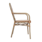 Stacking Bistro Chairs with Metal Frames