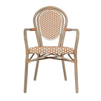 Stacking Bistro Chairs with Metal Frames
