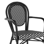 Stacking Bistro Chairs with Metal Frames