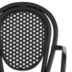 Stacking Bistro Chairs with Metal Frames