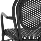 Stacking Bistro Chairs with Metal Frames