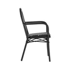 Stacking Bistro Chairs with Metal Frames