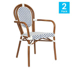 Stacking Bistro Chairs with Metal Frames