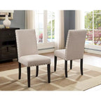 Muzzi Contemporary 7-Piece Dining Set, Dining Table with 6 Stylish Chairs