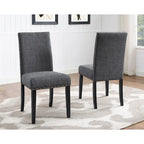 Muzzi Contemporary 7-Piece Dining Set, Dining Table with 6 Stylish Chairs