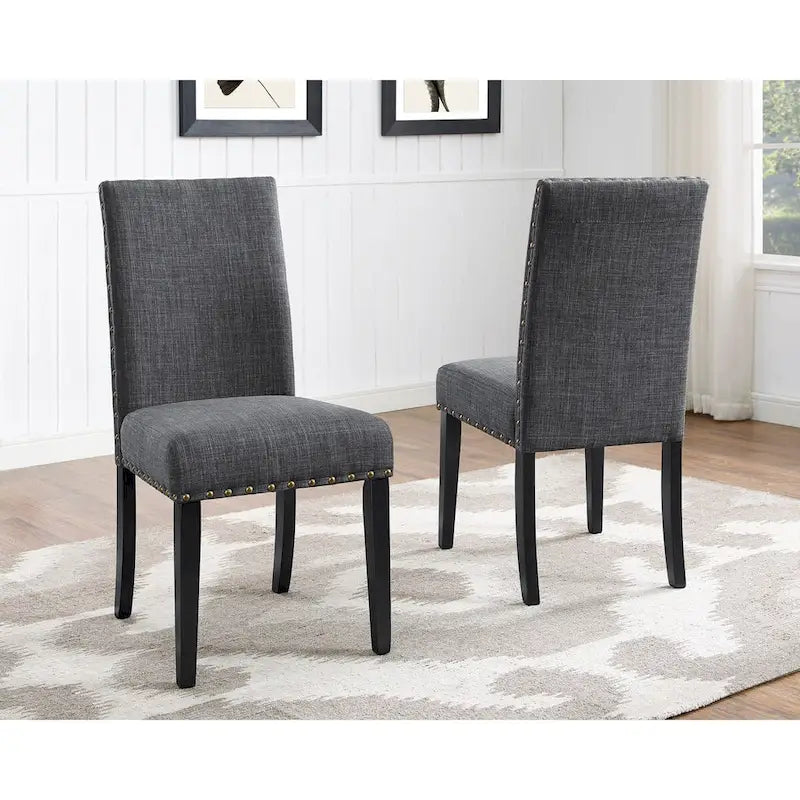 Muzzi Contemporary 7-Piece Dining Set, Dining Table with 6 Stylish Chairs