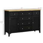 Storage Cabinets with Adjustable Shelves and Magnetic Cabinet Doors - N/A