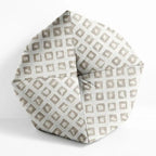 Sorra Home Sunbrella Outdoor Geo Pouf