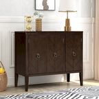 37 Vintage Style Kitchen Accent Buffet Sideboard Cabinet