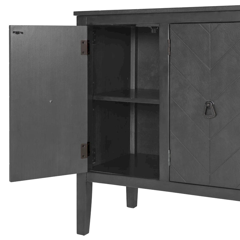 37 Vintage Style Kitchen Accent Buffet Sideboard Cabinet
