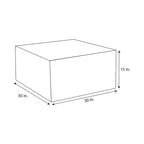 Sorra Home Sunbrella Outdoor Corded Solid Bean Pouf