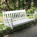 Cambridge Casual Alston Traditional Mahogany Wood Porch Swing