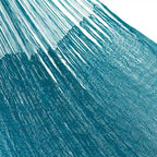 Nylon Rope Hammock, 'Teal Haven' - Single (Mexico)