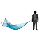 Nylon Rope Hammock, 'Teal Haven' - Single (Mexico)