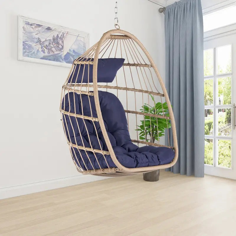 Outdoor Garden Rattan Swing Hanging Chair