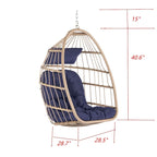 Outdoor Garden Rattan Swing Hanging Chair