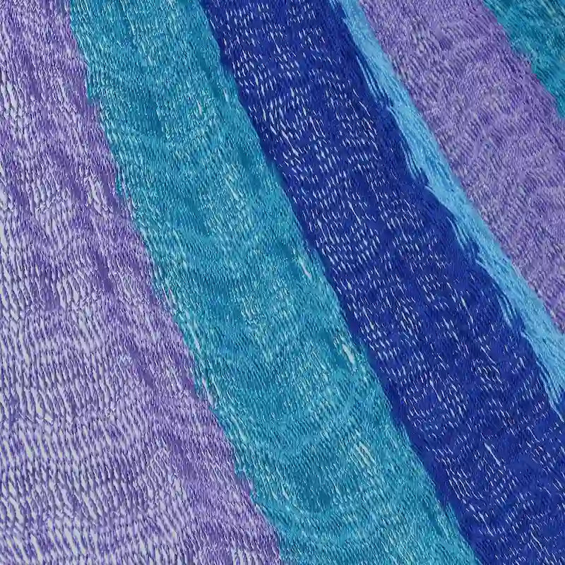 Handmade Nylon 'Maya Skies' Hammock (Double) (Mexico)