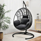 Outdoor Indoor PE wicker Swing Egg Chair