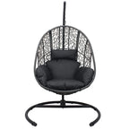 Outdoor Indoor PE wicker Swing Egg Chair