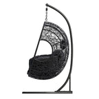 Outdoor Indoor PE wicker Swing Egg Chair