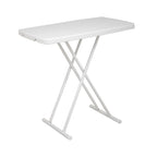 30x20inch Folding Table Lifting Picnic Camping Dining Rectangle White