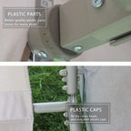 Outdoor Adjustable Metal Swing Chair Swing Bed Hanging Glider Porch Bench for Garden