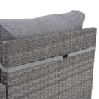 6-Piece Patio Free Combination Wicker Conversation Set With Double Set Cushions Cover