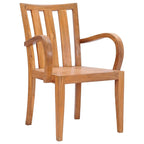Chic Teak Boston Teak Wood Indoor/ Outdoor Patio Dining Arm Chair