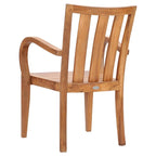 Chic Teak Boston Teak Wood Indoor/ Outdoor Patio Dining Arm Chair