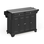 Crosley Lafayette Stainless Steel Top Full Size Kitchen Island/Cart - 18d x 51.5w x 36h