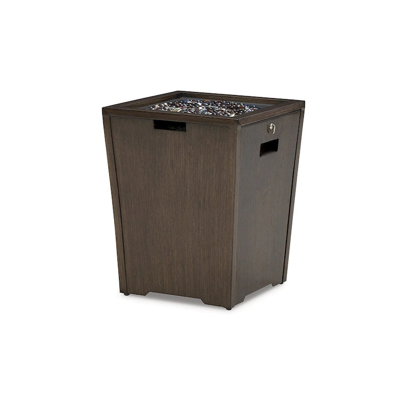 Signature Design by Ashley Rodeway South Brown 3-Piece Outdoor Package - 32W x 37D x 37H