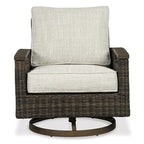Signature Design by Ashley Rodeway South Brown 3-Piece Outdoor Package - 32W x 37D x 37H