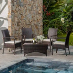 Dining Chairs Capacity All-Weather Outdoor with Powder Steel