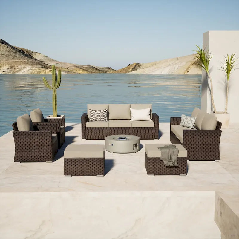 Laguna 7-piece Fire Seating Set