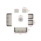 Laguna 7-piece Fire Seating Set