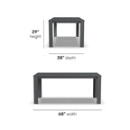 Grayton Rectangular Dining Table - 38 x 29 x 68